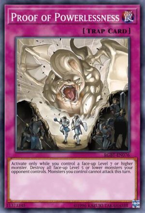 Proof of Powerlessness - (Raging Battle) - (RGBT-EN076) - (Common)