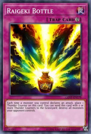 Raigeki Bottle - (War of the Giants Reinforcements) - (WGRT-EN091) - (Super Rare)