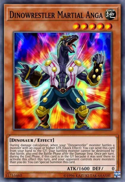 Dinowrestler Martial Anga - (Dark Neostorm) - (DANE-EN008) - (Common)