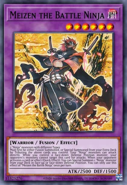Meizen the Battle Ninja - (Darkwing Blast) - (DABL-EN040) - (Ultra Rare)