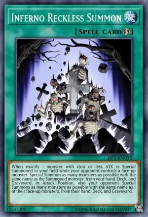 Inferno Reckless Summon - (Machina Mayhem Structure) - (SDMM-EN027) - (Common)