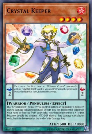 Crystal Keeper - (2019 Gold Sarcophagus Tin Mega Pack) - (MP19-EN066) - (Common)