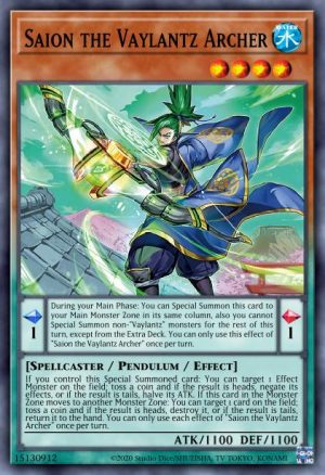 Saion the Vaylantz Archer - (Tactical Masters) - (TAMA-EN002) - (Rare)