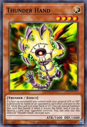 Thunder Hand - (2021 Tin of Ancient Battles) - (MP21-EN120) - (Super Rare)