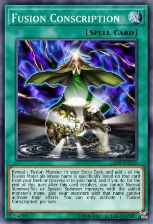 Fusion Conscription - (Crossed Souls) - (CROS-EN053) - (Rare)