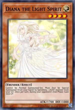 Diana the Light Spirit - (2019 Gold Sarcophagus Tin Mega Pack) - (MP19-EN174) - (Common)