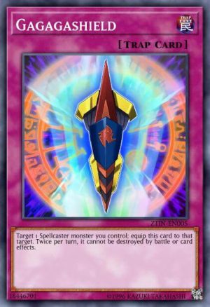 Gagagashield - (Zexal Collection Tin) - (ZTIN-EN005) - (Ultra Rare)