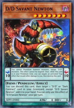 D/D Savant Newton - (Pendulum Domination Structure) - (SDPD-EN002) - (Common)