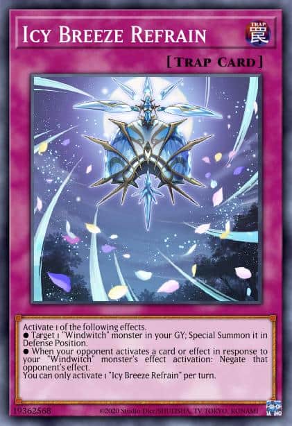 Icy Breeze Refrain - (Blazing Vortex) - (BLVO-EN072) - (Common)