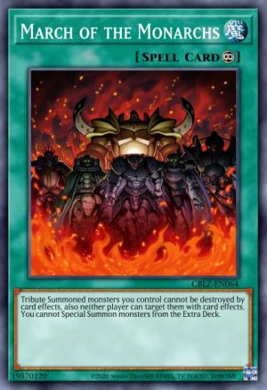 March of the Monarchs - (Egyptian God Deck Slifer the Sky Dragon) - (EGS1-EN027) - (Common)
