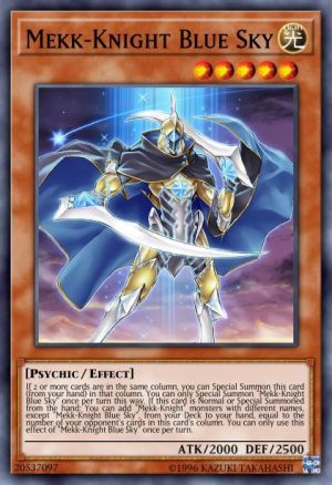 Mekk-Knight Blue Sky - (Structure Beware of Traptrix) - (SDBT-EN018) - (Common)