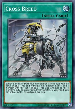 Cross Breed - (2019 Gold Sarcophagus Tin Mega Pack) - (MP19-EN124) - (Super Rare)