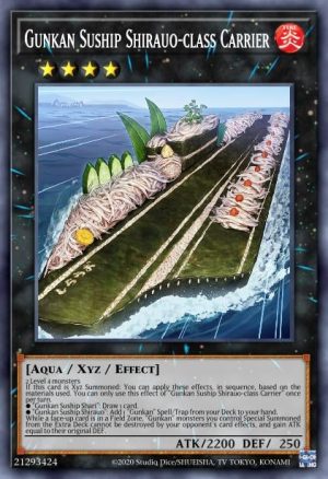 Gunkan Suship Shirauo-class Carrier - (2022 Tin of the Pharaoh's Gods) - (MP22-EN215) - (Common)