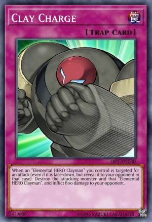 Clay Charge - (Duelist Pack Jaden Yuki) - (DP1-EN030) - (Super Rare)