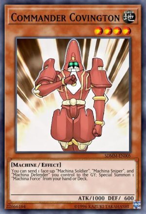 Commander Covington - (Machina Mayhem Structure) - (SDMM-EN005) - (Common)