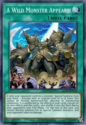 A Wild Monster Appears! - (2015 Mega-Tin Mega Pack) - (MP15-EN234) - (Secret Rare)