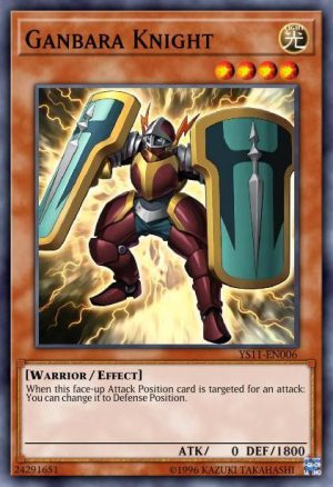 Ganbara Knight - (Starter Dawn of the Xyz) - (YS11-EN006) - (Common)
