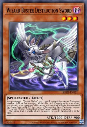 Wizard Buster Destruction Sword - (Breakers of Shadow) - (BOSH-EN021) - (Common)