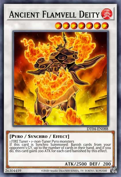 Ancient Flamvell Deity - (Hidden Arsenal Chapter 1) - (HAC1-EN075) - (Common)