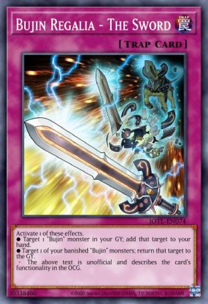 Bujin Regalia - The Sword - (2014 Mega-Tin Mega Pack) - (MP14-EN107) - (Common)