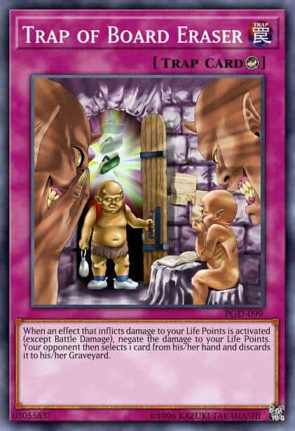 Trap of Board Eraser - (Dark Revelation Volume 1) - (DR1-EN047) - (Common)