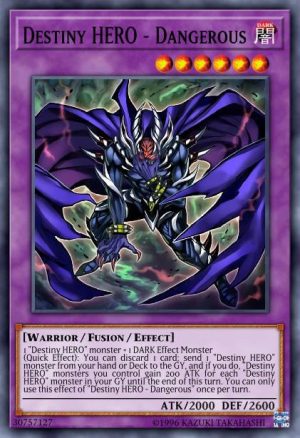 Destiny HERO - Dangerous - (Battles of Legend Hero's Revenge) - (BLHR-EN063) - (Ultra Rare)