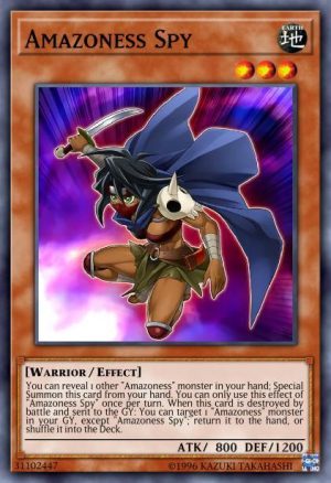 Amazoness Spy - (2018 Mega-Tin Mega Pack) - (MP18-EN165) - (Common)