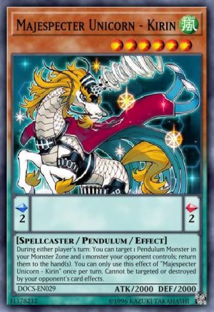 Majespecter Unicorn - Kirin - (2016 Mega-Tin Mega Pack) - (MP16-EN129) - (Rare)