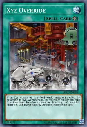 Xyz Override - (Legacy of the Valiant) - (LVAL-EN068) - (Common)