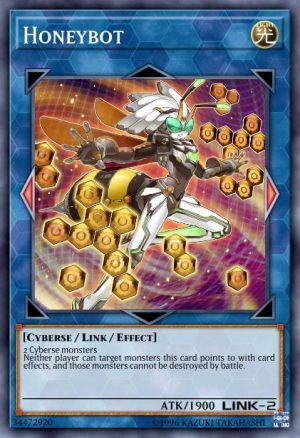 Honeybot - (Starter Link Strike) - (YS17-EN042) - (Super Rare)