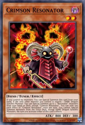 Crimson Resonator - (2021 Tin of Ancient Battles) - (MP21-EN053) - (Common)