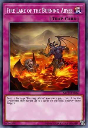 Fire Lake of the Burning Abyss - (Premium Gold Infinite Gold) - (PGL3-EN098) - (Gold Rare)
