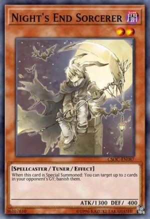 Night's End Sorcerer - (Hidden Summoners) - (HISU-EN040) - (Super Rare)