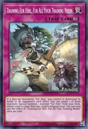 Training Fur Hire, Fur All Your Training Needs - (Dark Saviors) - (DASA-EN026) - (Secret Rare)