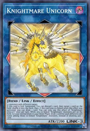 Knightmare Unicorn - (2019 Gold Sarcophagus Tin Mega Pack) - (MP19-EN028) - (Ultra Rare)