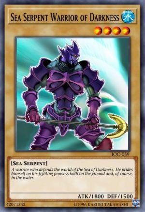 Sea Serpent Warrior of Darkness - (Invasion of Chaos) - (IOC-EN059) - (Common)