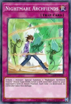 Nightmare Archfiends - (Dinosmasher's Fury Structure) - (SR04-EN035) - (Common)