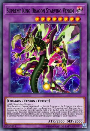 Supreme King Dragon Starving Venom - (Legendary Dragon Decks) - (LEDD-ENC26) - (Common)