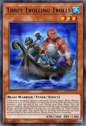 Three Trolling Trolls - (Flames of Destruction) - (FLOD-EN030) - (Common)