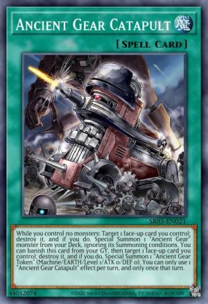 Ancient Gear Catapult - (Machine Reactor Structure) - (SR03-EN021) - (Super Rare)