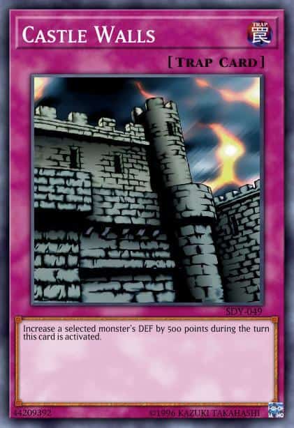 Castle Walls - (Starter Yugi) - (SDY-E045) - (Common)
