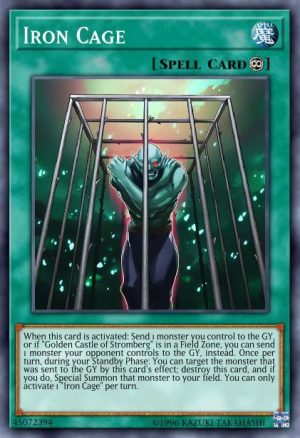 Iron Cage - (Battles of Legend Relentless Revenge) - (BLRR-EN012) - (Ultra Rare)
