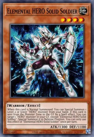 Elemental HERO Solid Soldier - (2018 Mega-Tins) - (CT15-EN003) - (Ultra Rare)