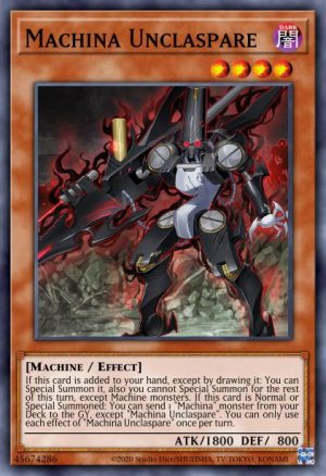 Machina Unclaspare - (Blazing Vortex) - (BLVO-EN027) - (Common)