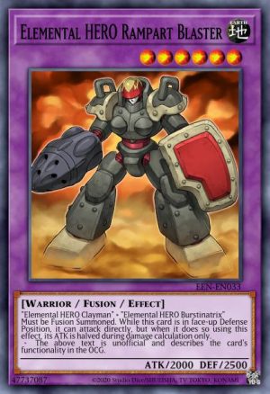 Elemental HERO Rampart Blaster - (Duelist Pack Jaden Yuki) - (DP1-EN012) - (Rare)