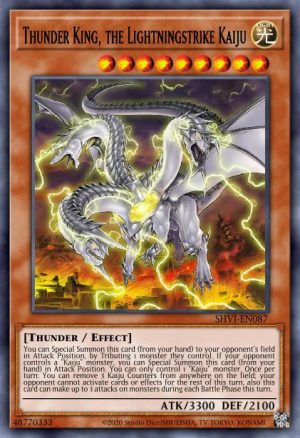 Thunder King, the Lightningstrike Kaiju - (Structure Albaz Strike) - (SDAZ-EN008) - (Common)