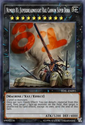 Number 81: Superdreadnought Rail Cannon Super Dora - (Legendary Duelists Season 2) - (LDS2-EN123) - (Common)