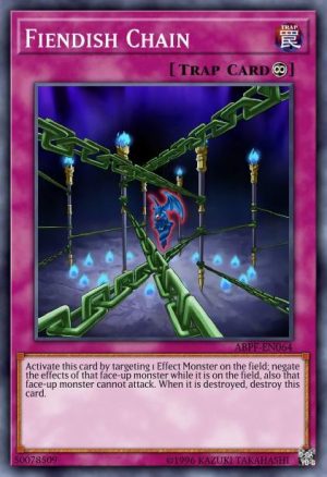 Fiendish Chain - (LC Kaiba Mega Pack) - (LCKC-EN095) - (Ultra Rare)