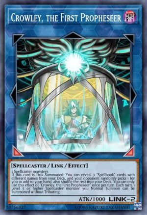 Crowley, the First Propheseer - (Duel Power) - (DUPO-EN028) - (Ultra Rare)