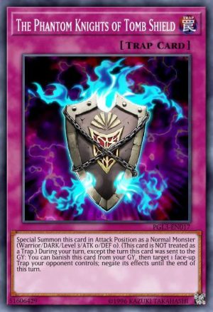 The Phantom Knights of Tomb Shield - (Legendary Hero Decks) - (LEHD-ENC27) - (Common)